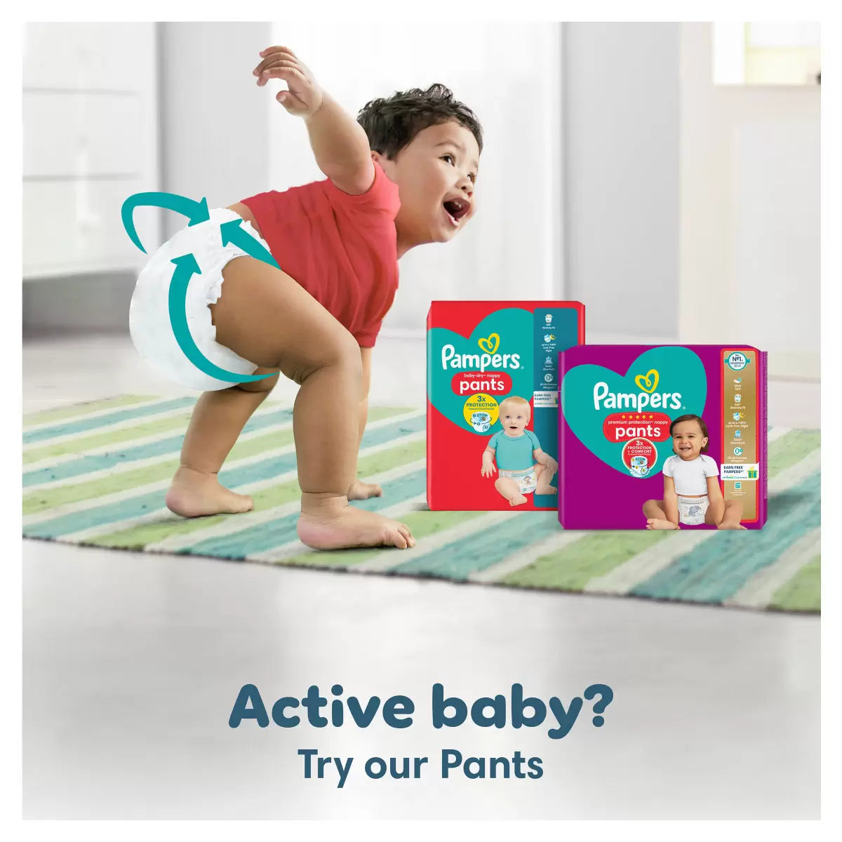 Pampers Premium Protect New Baby Size 3 nappies 70 pack with ultra-soft material and leak protection for newborn babies