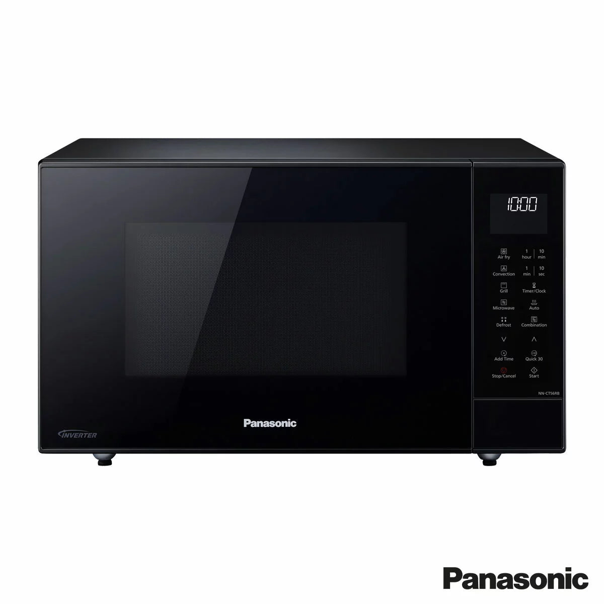 Panasonic NN-CT56RBBPQ 27L 4-in-1 Combination Microwave in black with microwave, grill, convection oven, and combination cooking functions