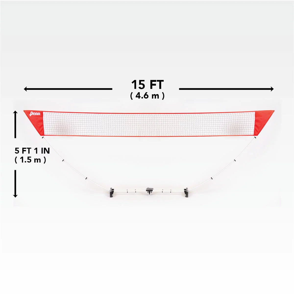 badminton set with rackets shuttlecocks easy setup outdoor family play - 3