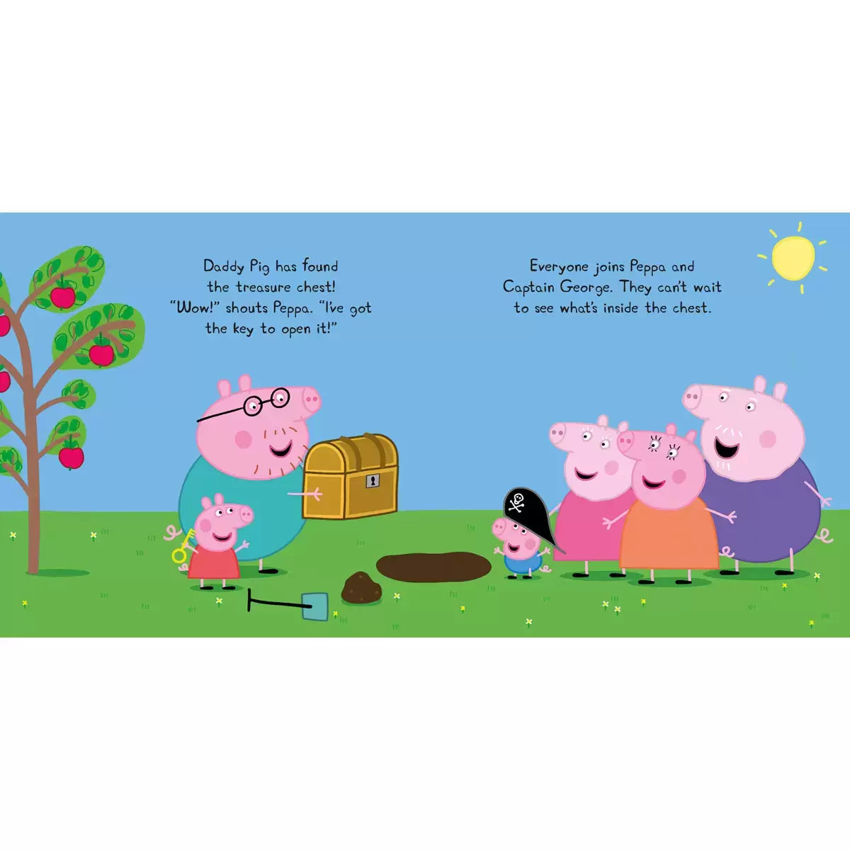 Front view of the ten Peppa Pig paperback picture books arranged neatly in a fan array against a clean white backdrop.