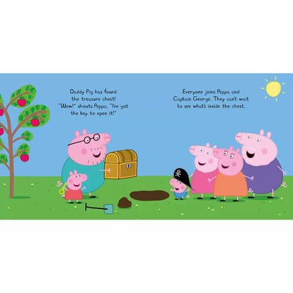 Front view of the ten Peppa Pig paperback picture books arranged neatly in a fan array against a clean white backdrop.