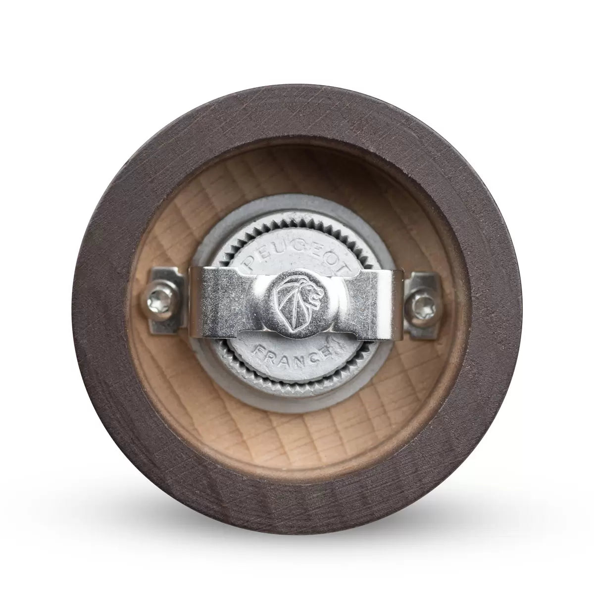 Iconic Peugeot Paris salt and pepper mill set in classic beechwood finish.