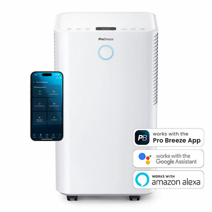 Portable 12L dehumidifier for damp removal and air quality - 2