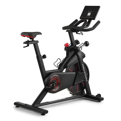Pro Form Pro Trainer 500 Spin Bike with adjustable resistance, ergonomic seat, and indoor cycling workout features for home fitness.