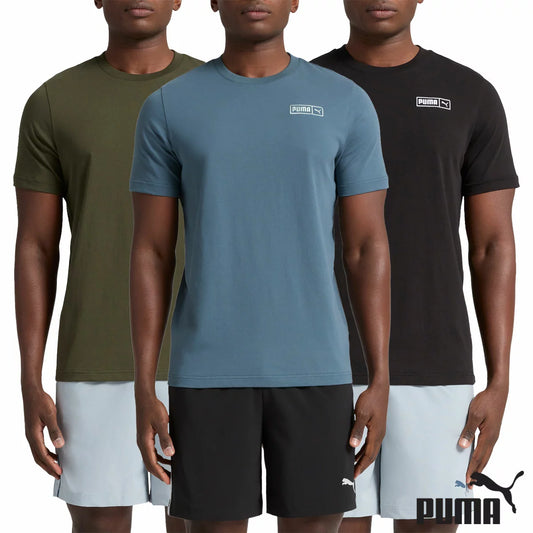 Puma Mens T-Shirt with breathable fabric and comfortable fit for casual wear, sports activities, and everyday use.