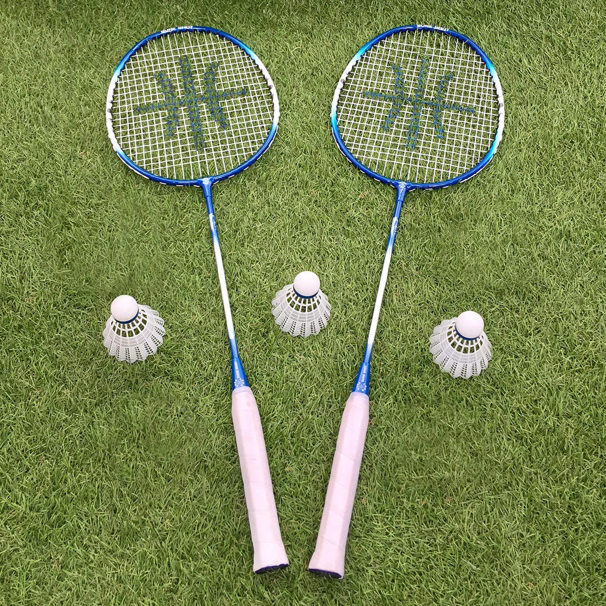 portable badminton set quick fit net easy setup outdoor play - 2