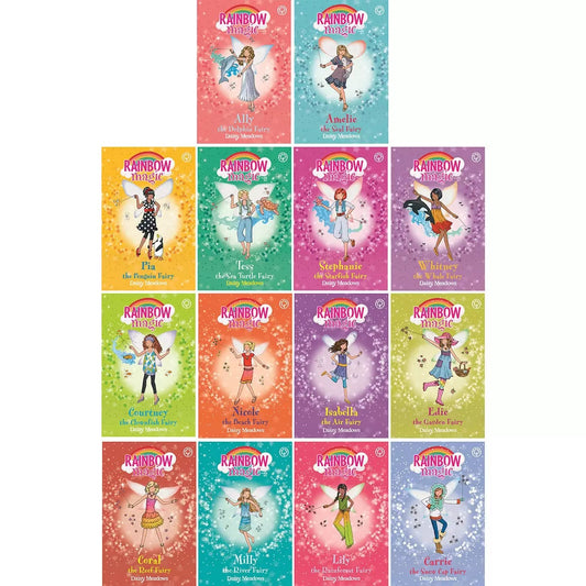 Rainbow Magic 14 Book Set Daisy Meadows | Swift UK Dispatch to Your Door
