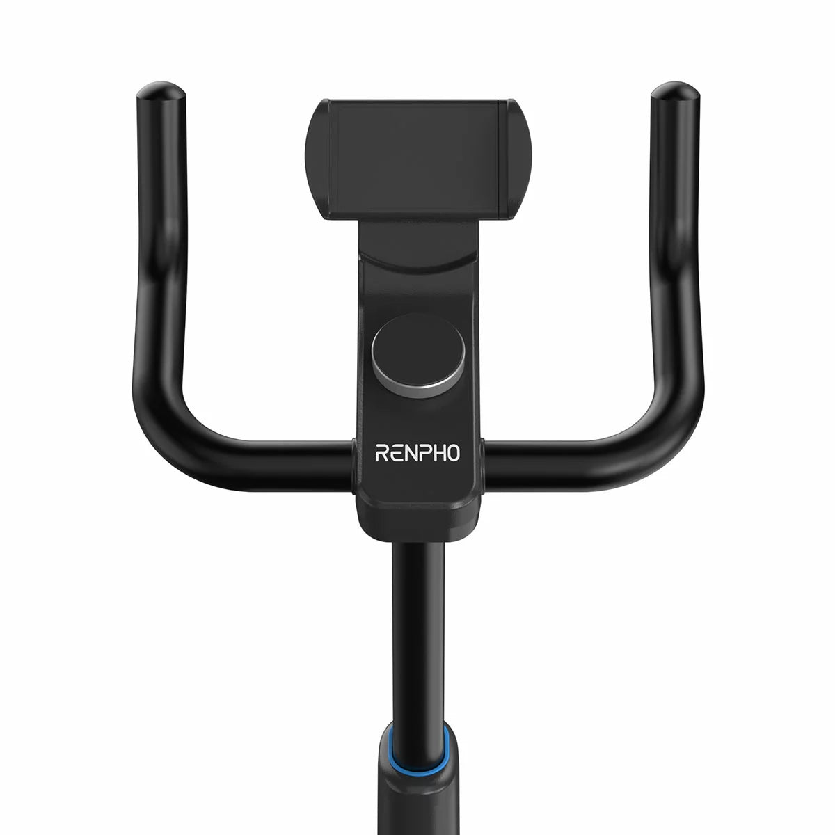 Renpho AI Smart Exercise Bike with AI fitness tracking, Bluetooth connectivity, adjustable magnetic resistance, and ergonomic indoor cycling design.