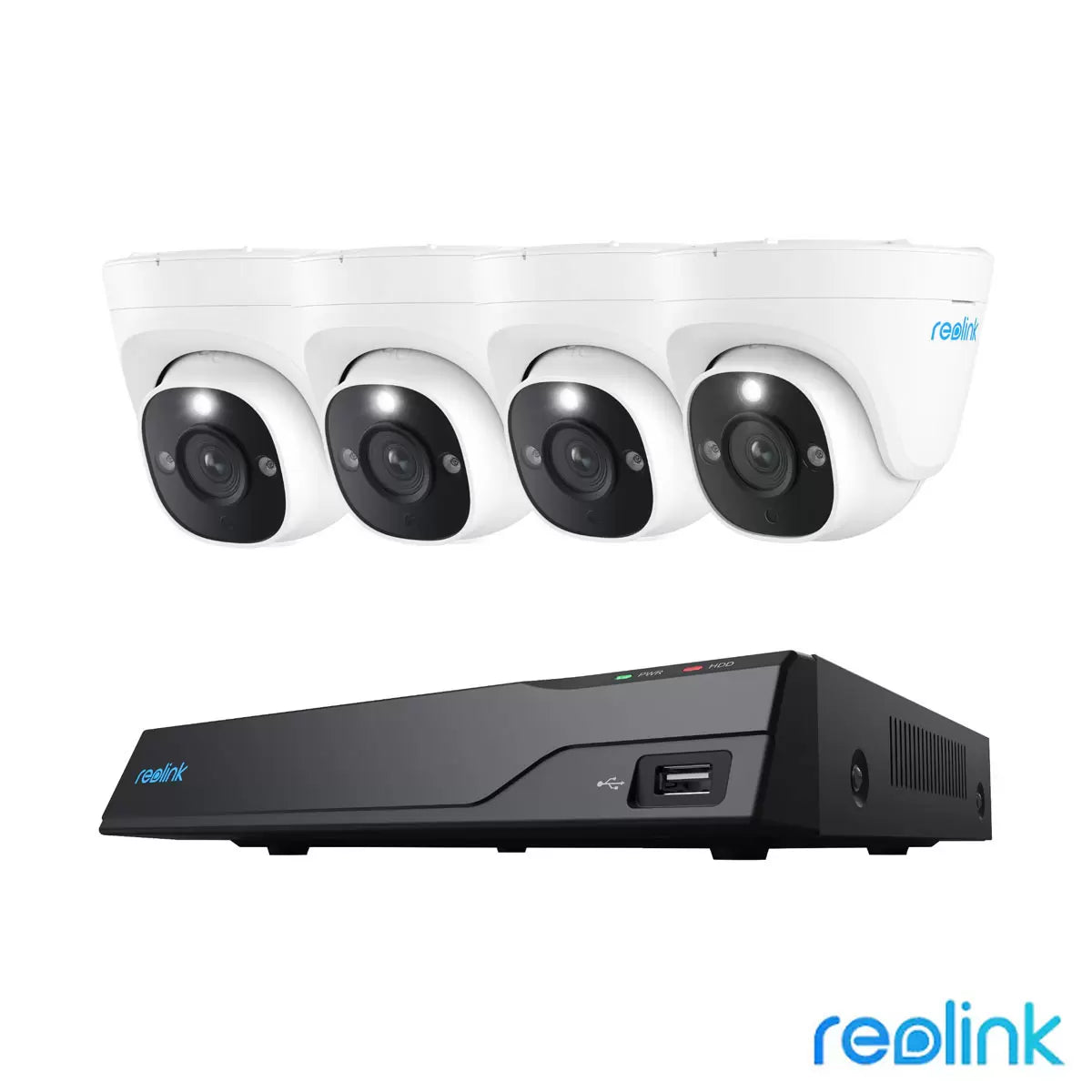 Reolink 12MP 4K Plus UHD NVR PoE AI 8 channel dome camera kit with 2TB HDD and no monthly fees for smart home and business surveillance