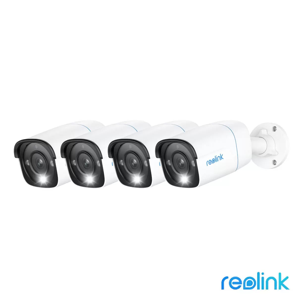 Reolink 8MP 4K UHD PoE AI add-on security camera 4 pack for NVR system expansion with smart detection