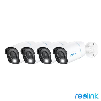 Reolink 8MP 4K UHD PoE AI add-on security camera 4 pack for NVR system expansion with smart detection