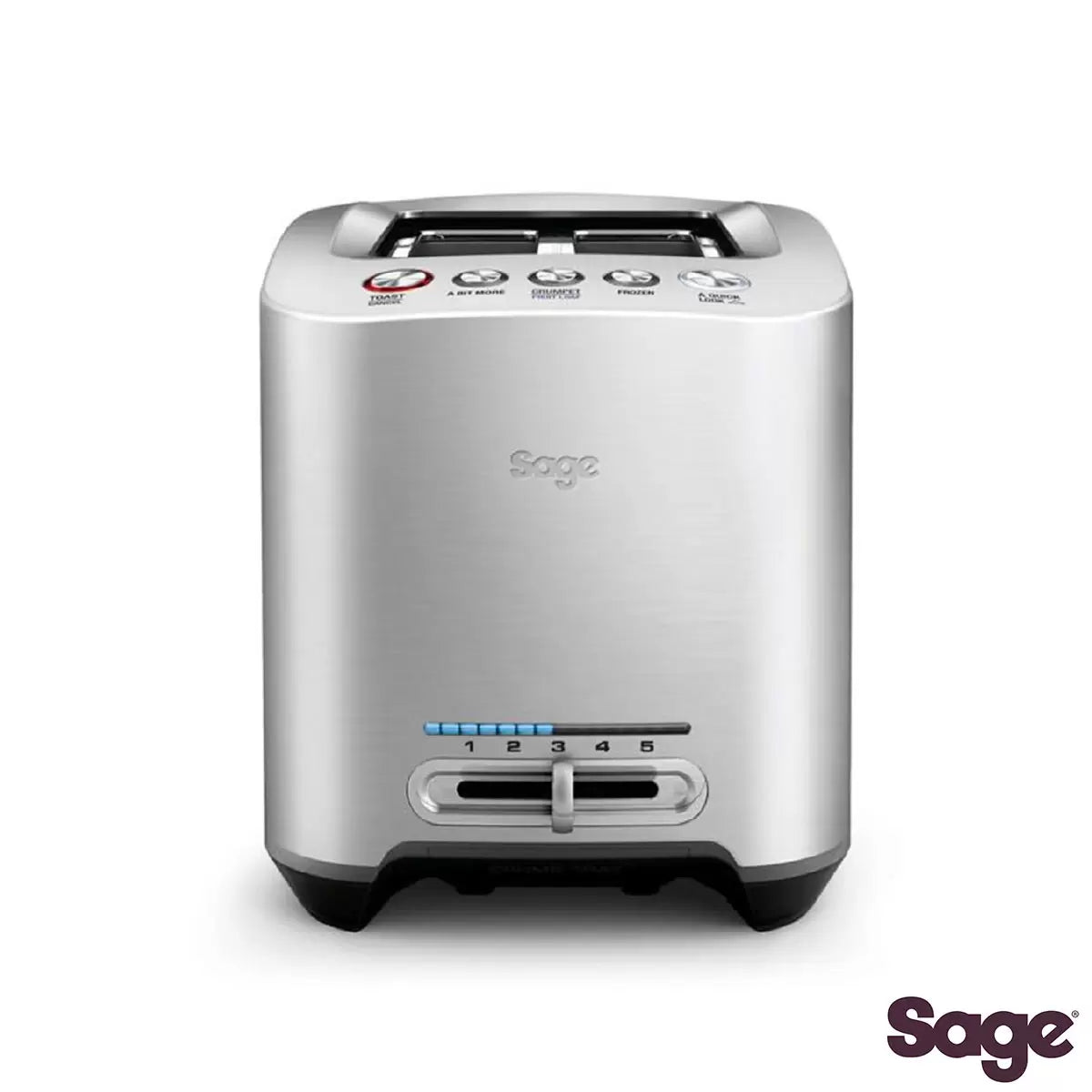 smart stainless steel two slice toaster with precision browning control - 1