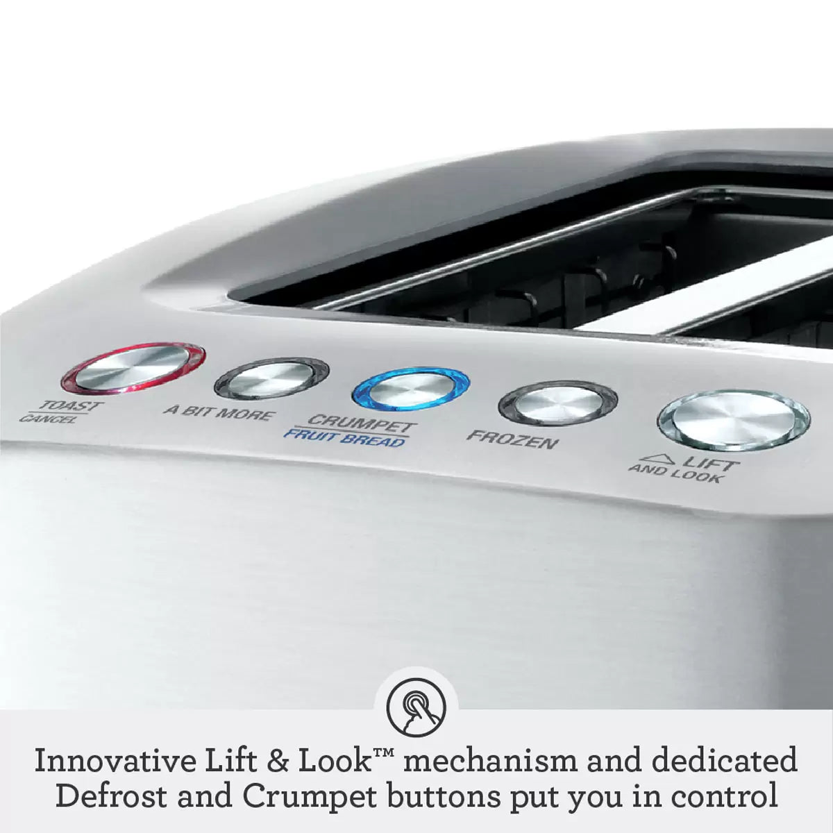 smart stainless steel two slice toaster with precision browning control  - 2