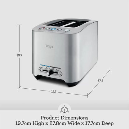 smart stainless steel two slice toaster with precision browning control - 3