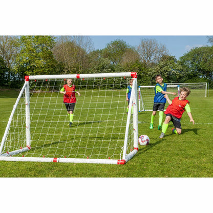 football goal set with bibs carry bag garden training kit  - 2