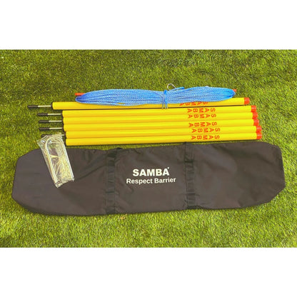 football pitch barrier system for crowd control and boundary marking  - 2