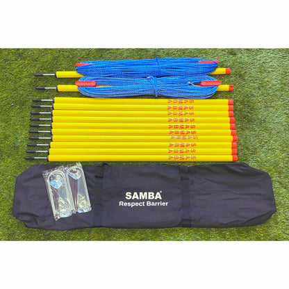 football pitch barrier system for crowd control and boundary marking - 3

