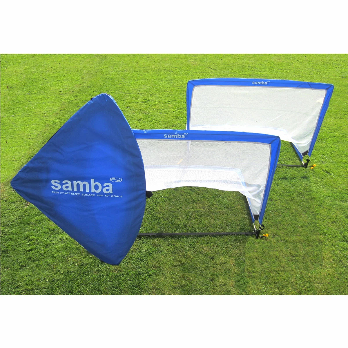 Pop up football goals portable for kids training and games - 1