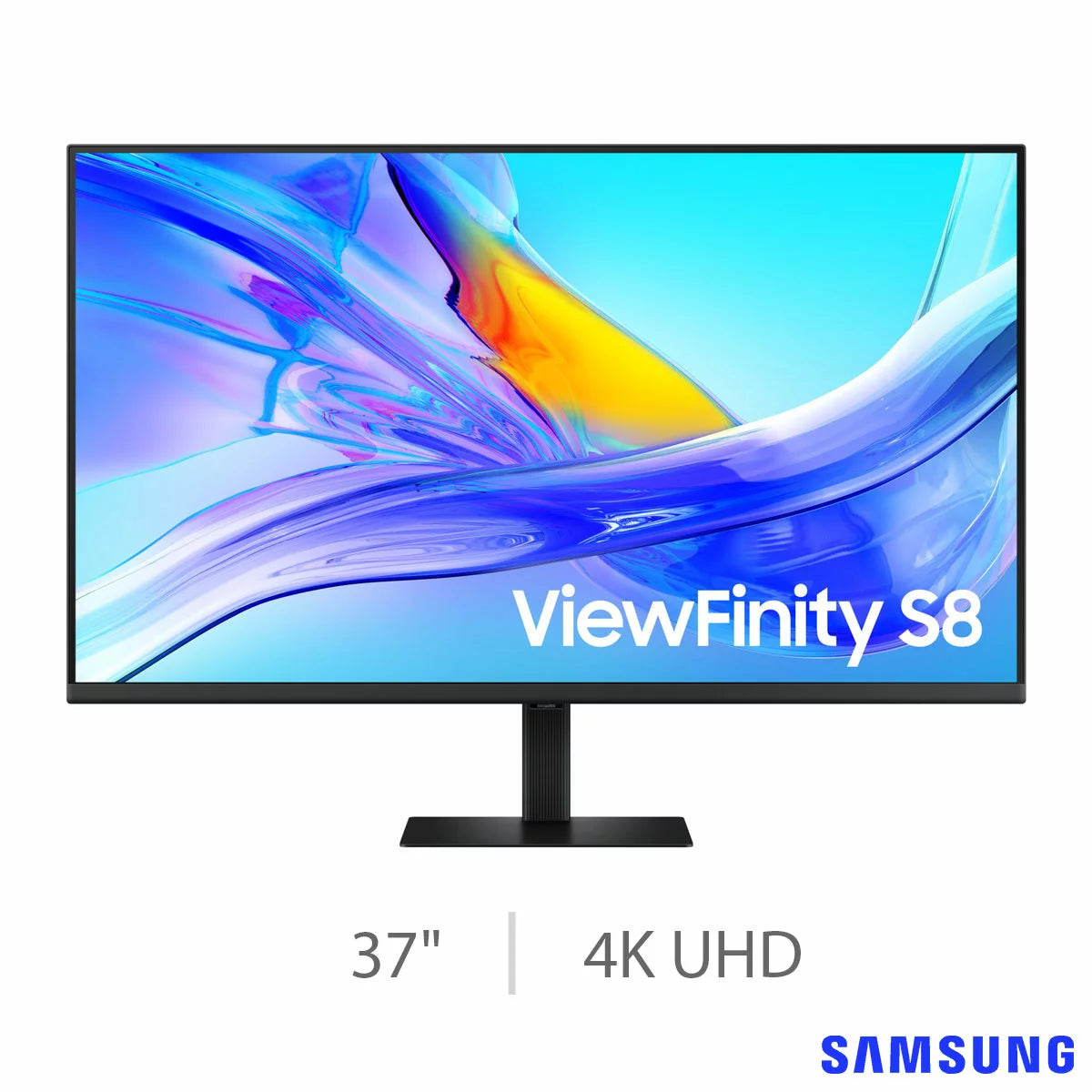 Samsung S80UD 37 inch 4K UHD VA monitor 60Hz large display for productivity office work and entertainment - 1