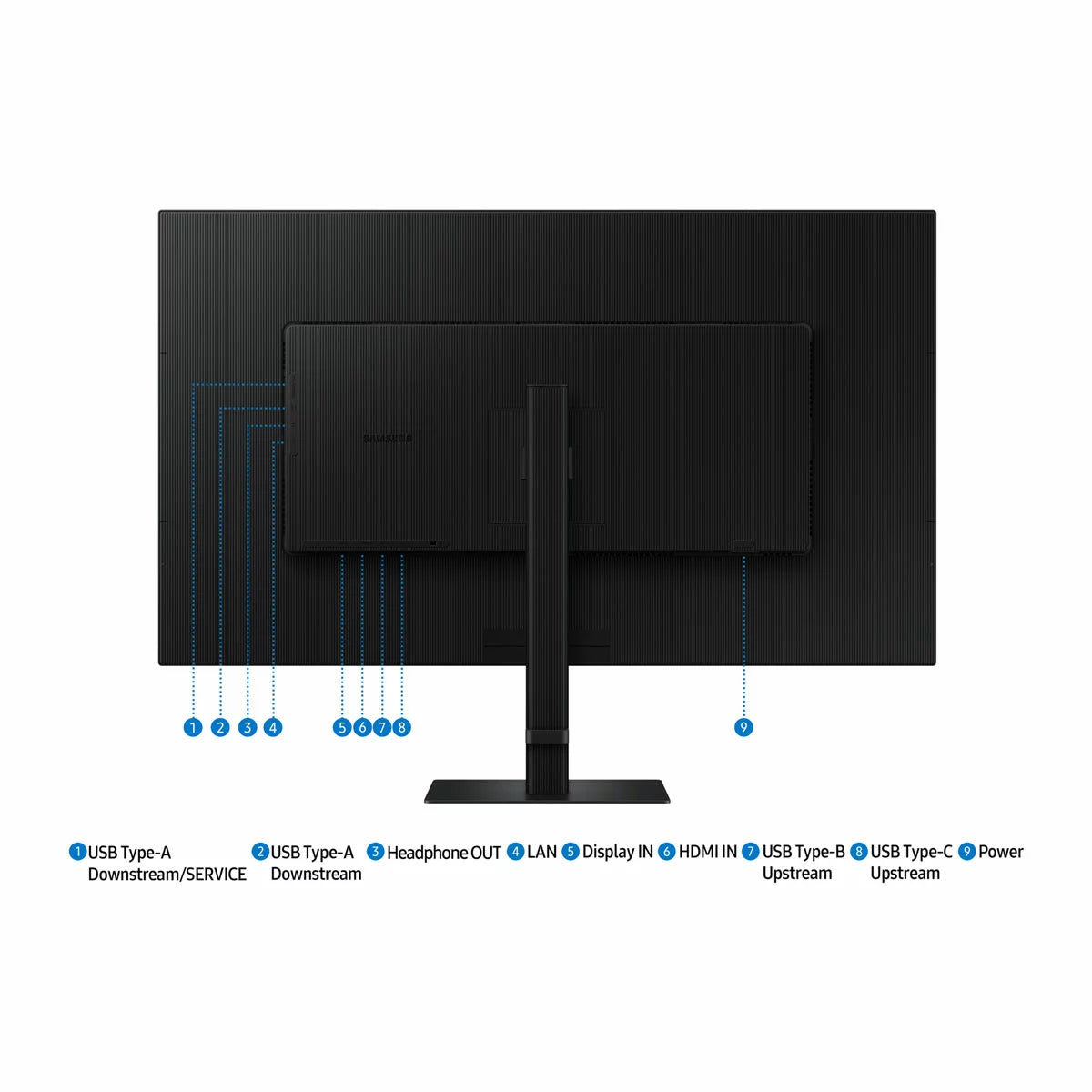Samsung S80UD 37 inch 4K UHD VA monitor 60Hz large display for productivity office work and entertainment - 2