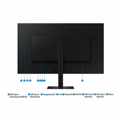 Samsung S80UD 37 inch 4K UHD VA monitor 60Hz large display for productivity office work and entertainment - 2