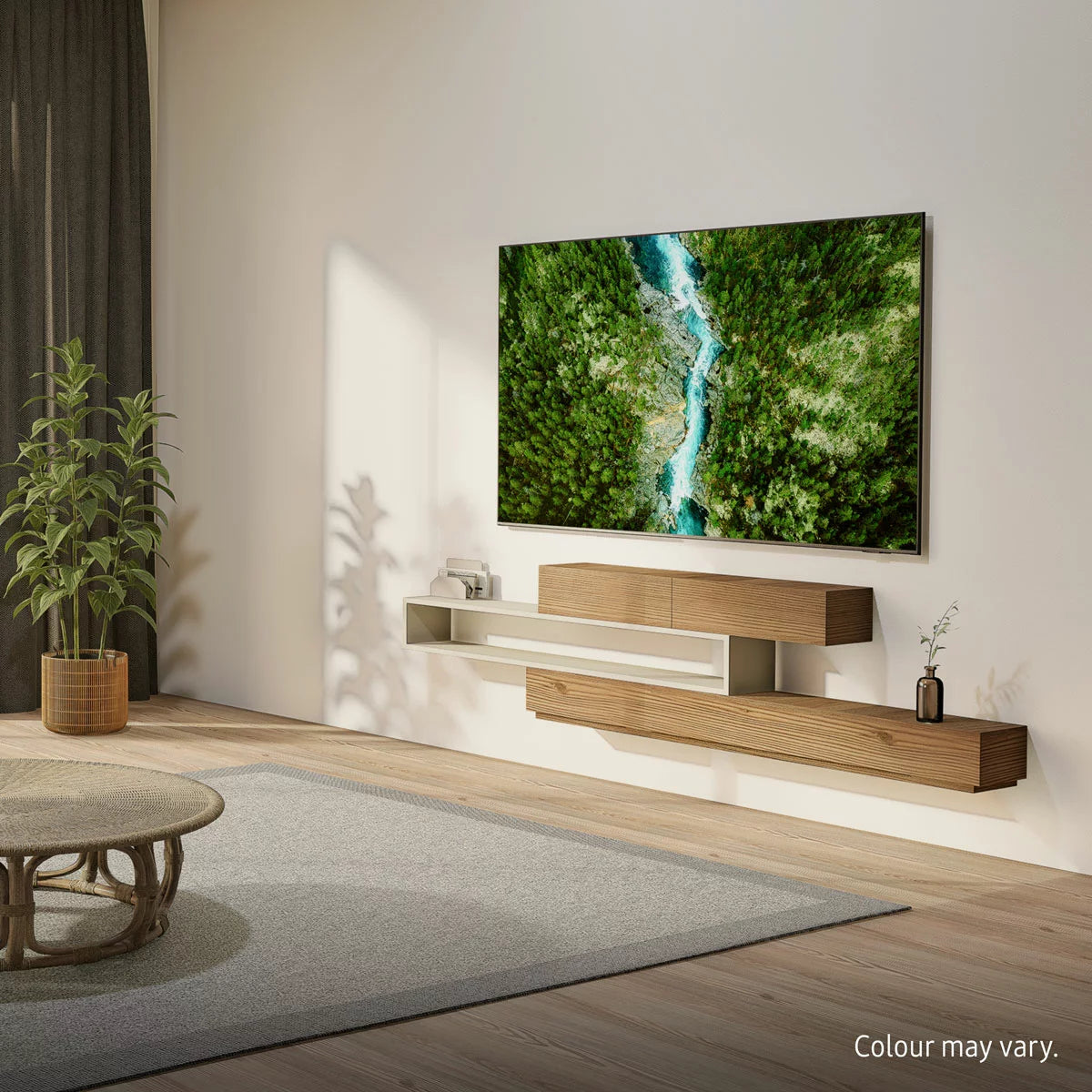 Samsung 43 Inch LED 4K Ultra HD Smart TV displaying vibrant 4K HDR content with Smart TV features UE43U8000FKXXU