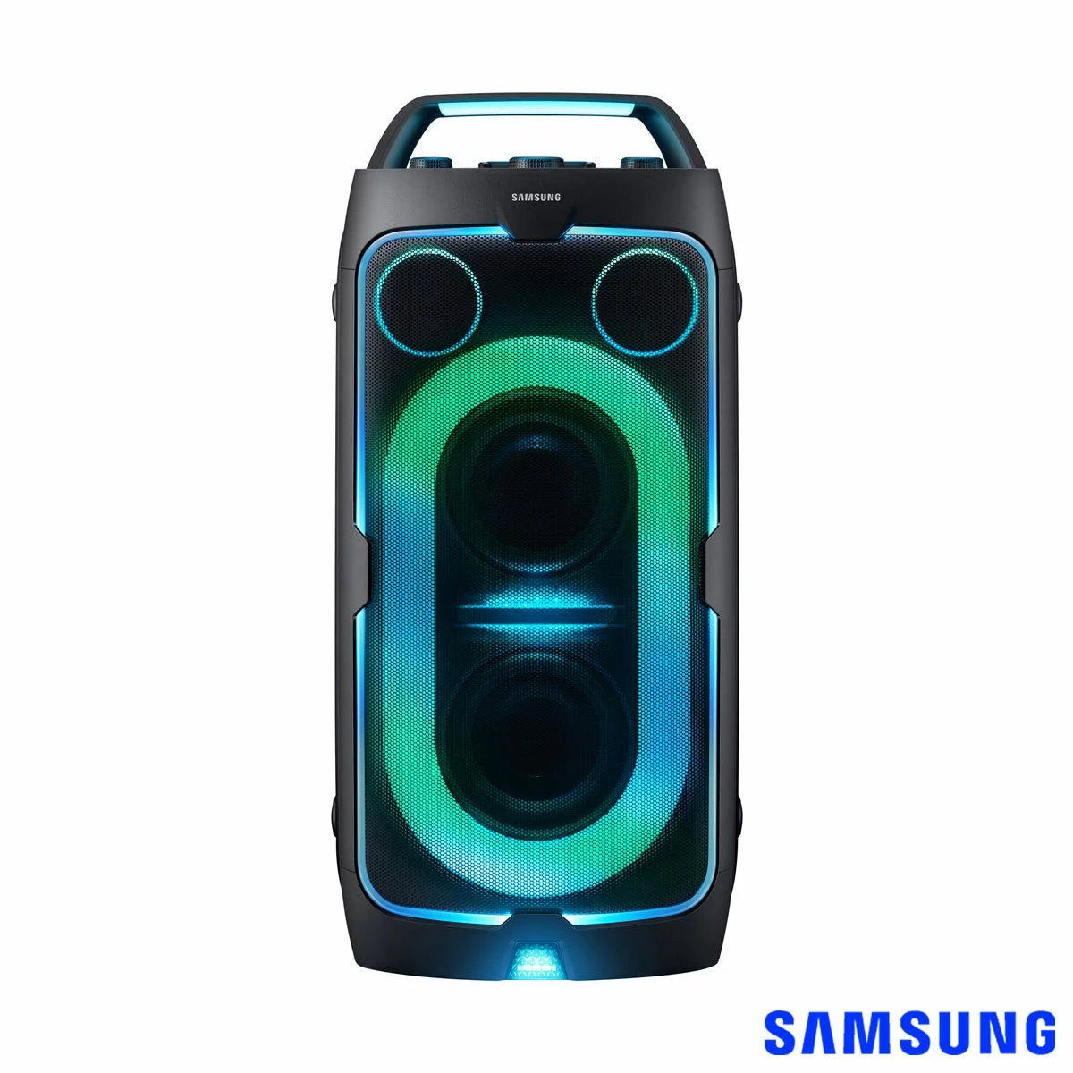Samsung MX-ST50F/XU tower party speaker with high power bass and Bluetooth connectivity for immersive party and outdoor entertainment sound