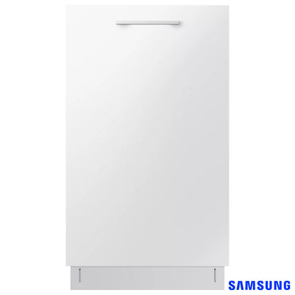 Samsung Series 5 DW50DG430B00EU integrated dishwasher with Auto Door Open technology, 9 place settings, white finish .