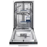 Samsung Series 5 DW50DG430B00EU integrated dishwasher with Auto Door Open technology, 9 place settings, white finish .