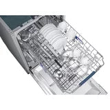 Samsung Series 5 DW50DG430B00EU integrated dishwasher with Auto Door Open technology, 9 place settings, white finish .