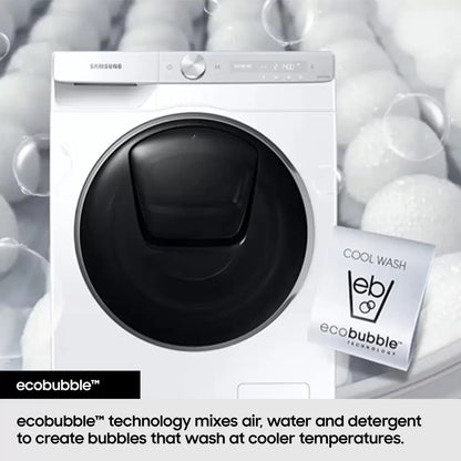 Samsung Series 5 WW11DG5B25ABEU 11kg 1400rpm A Rated Black Washing Machine with large capacity drum and energy-efficient performance .