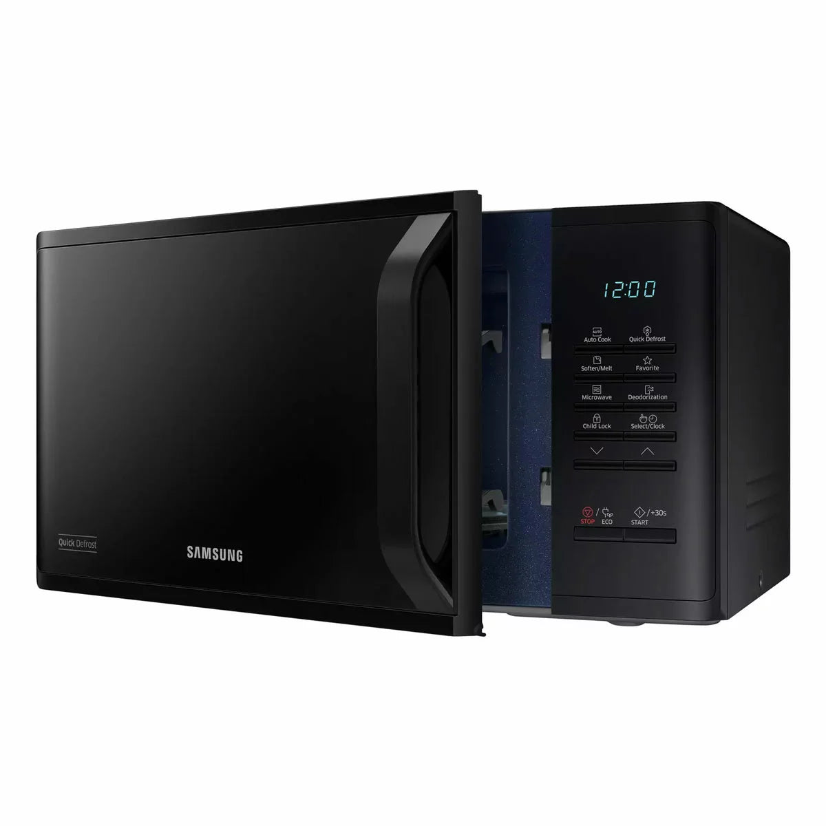 Samsung Solo Microwave MS23K3513AK/EU 23 Litre Black countertop microwave for heating, cooking and defrosting meals