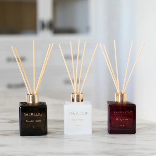 Sand & Fog 180ml reed diffuser 3 pack for long-lasting home fragrance and décor