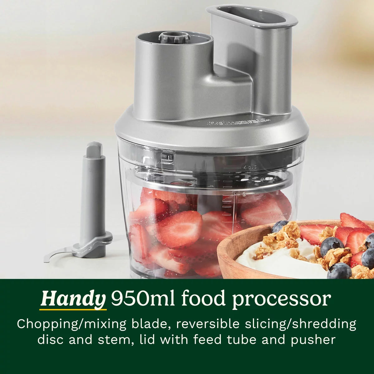 Cuisinart HB500U Power Blend Immersion Hand Blender | Powerful Blending Performance | Soups, Sauces & Smoothies