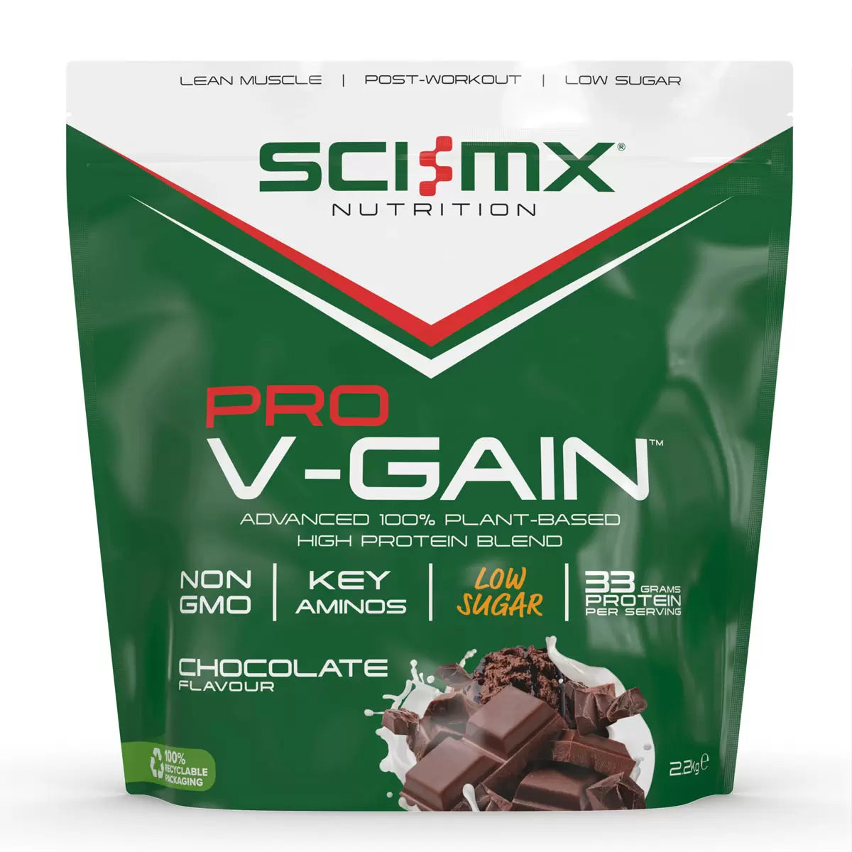 Vegan chocolate protein powder for muscle gain plant based nutrition