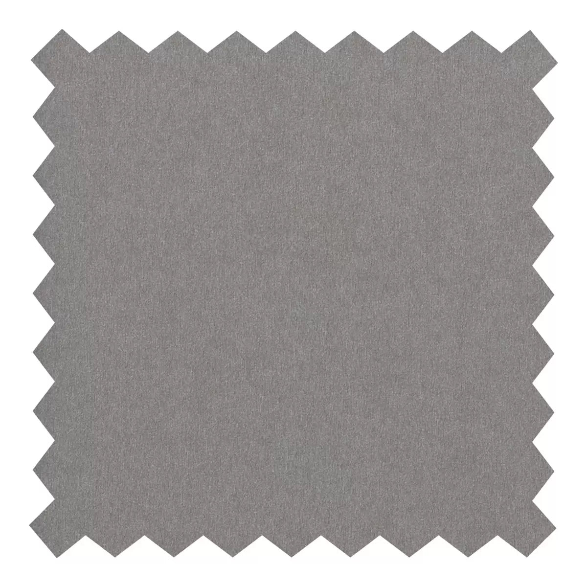 Front view of the Sealy Richmond full height king headboard in Silver Fox grey fabric featuring deep button-tufting against a modern bedroom backdrop.
