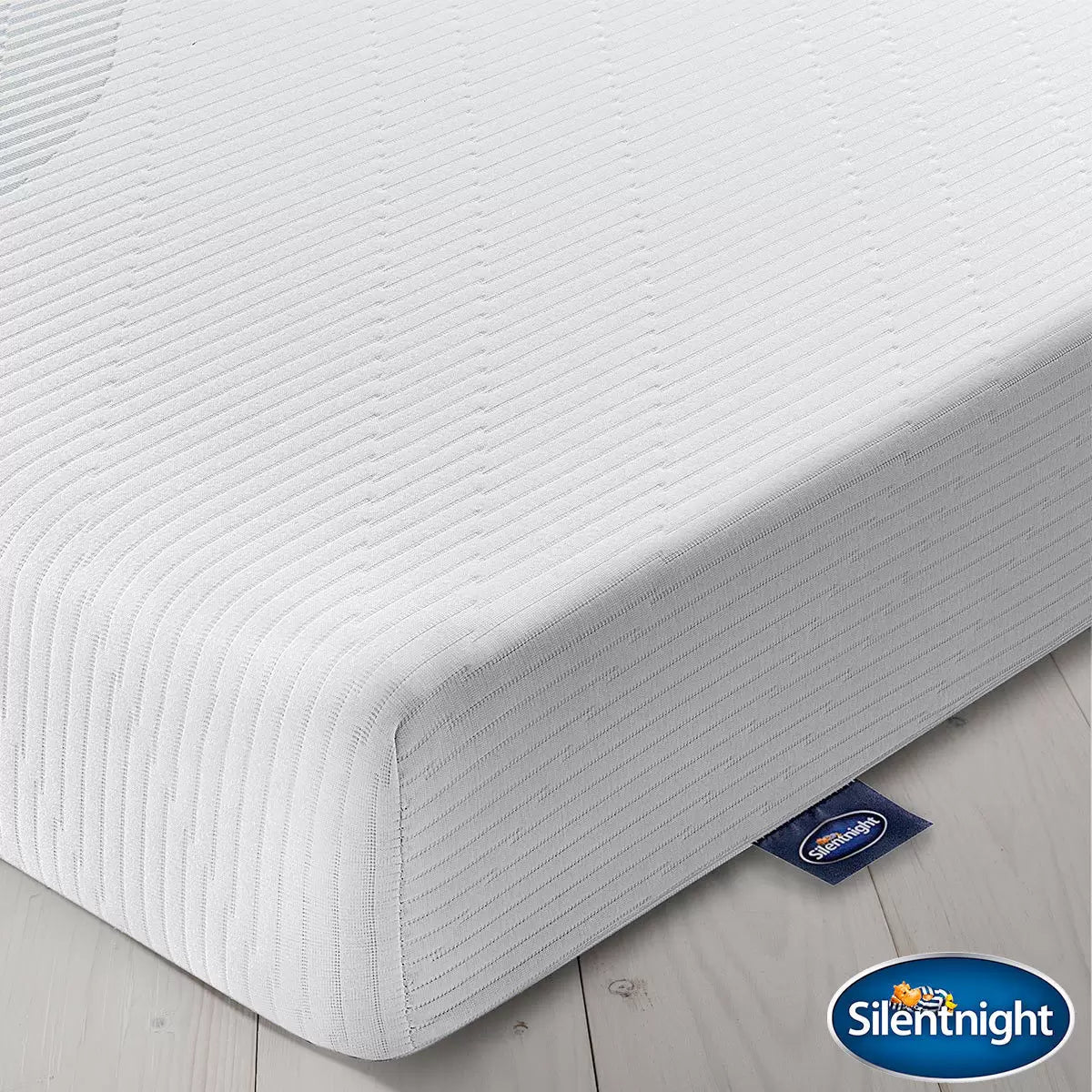 Silentnight Now 5 zone rolled memory foam mattress providing pressure relief and spinal support for comfortable sleep in multiple sizes