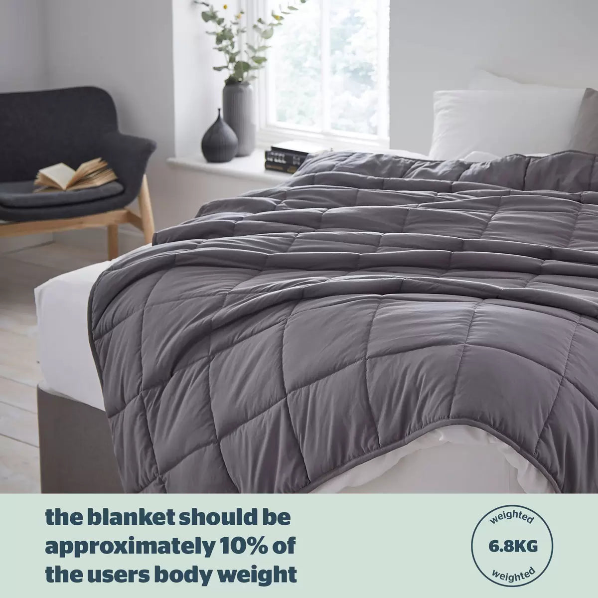 adult weighted blanket for calming sleep comfort and stress relief