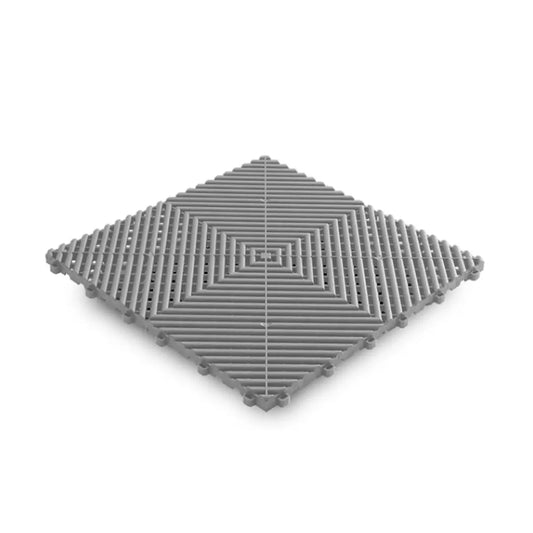 Swisstrax Ribtrax® Pro Vented Modular 19mm Garage Floor Tiles - 25 pack (400 x 400 x 19mm) 4m² per pack in 5 Colours
