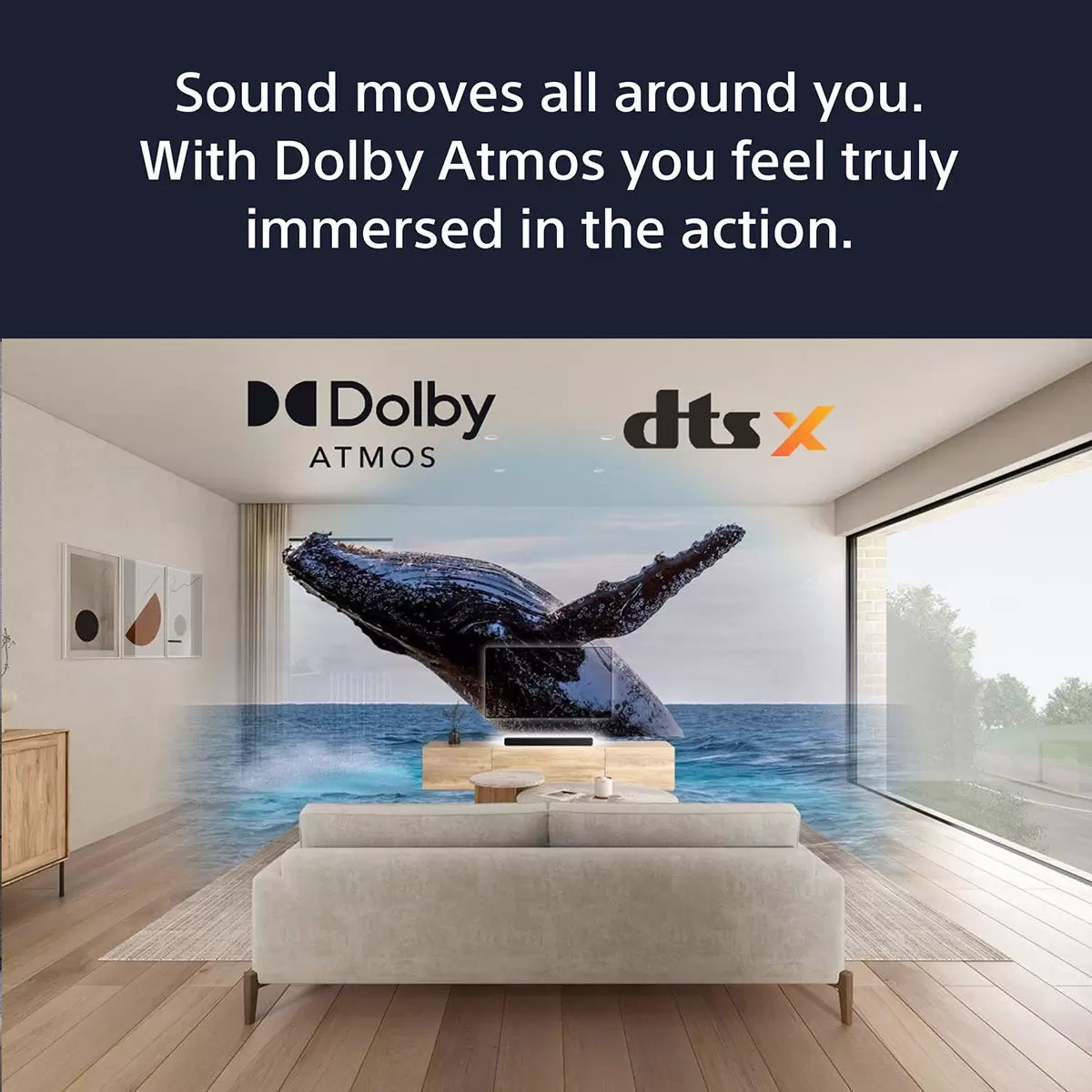 Sony HTS2000 soundbar HT-S2000 with built-in subwoofer and Bluetooth delivering cinematic audio for home theater 3.1 250W
