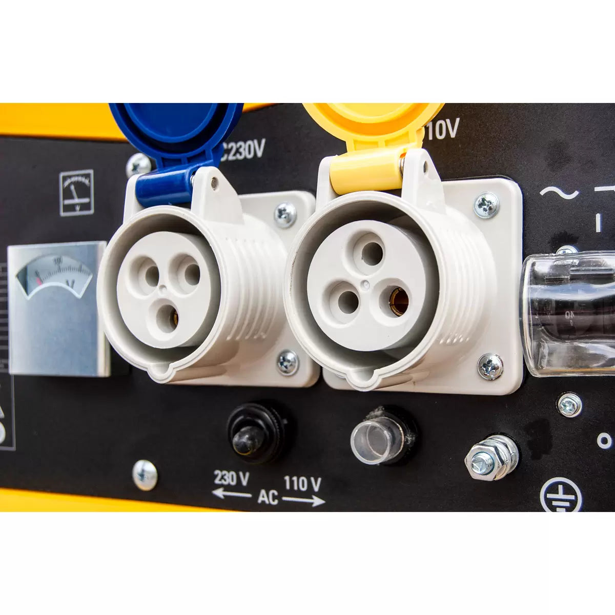 Stanley 2400W Dual Voltage Generator SG400 providing portable power for construction sites, outdoor projects, and emergency backup use