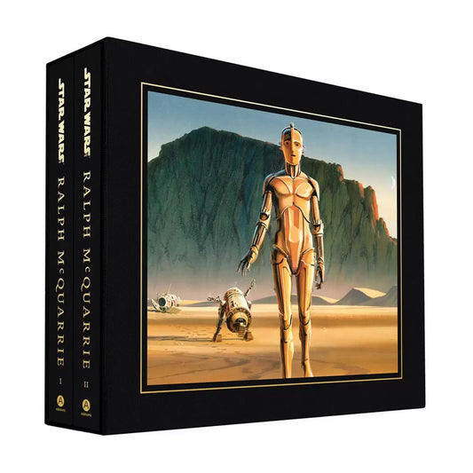 star wars concept artwork book featuring iconic Ralph McQuarrie illustrations collection