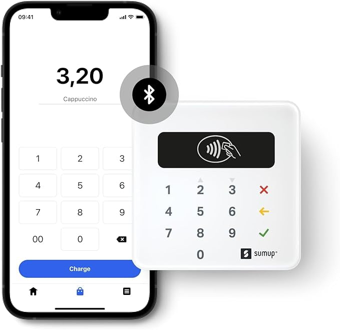 SumUp Air Mobile Card Terminal | Contactless Credit & Debit Card Reader