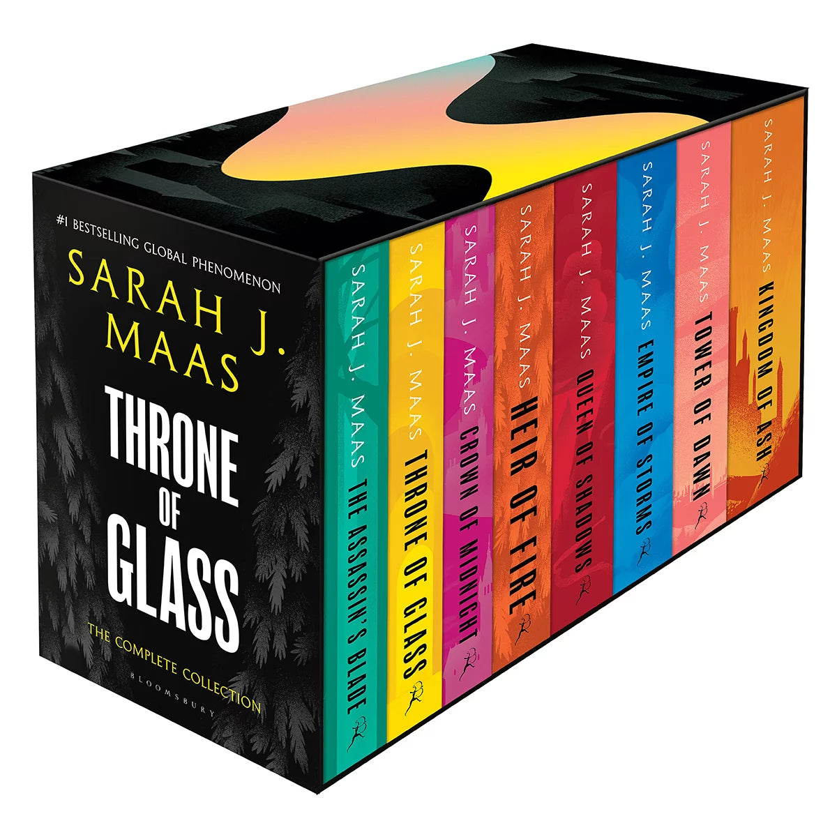 Throne of Glass x8 fantasy book box set by Sarah J. Maas for young adult readers