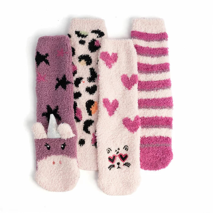 Totes Toastie Kids Socks 4 Pack with thermal insulated fabric for warm winter comfort and daily wear - 3