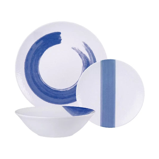 Tramontina Soho Dinnerware Set 12 Piece modern dining plates and bowls for everyday table setting