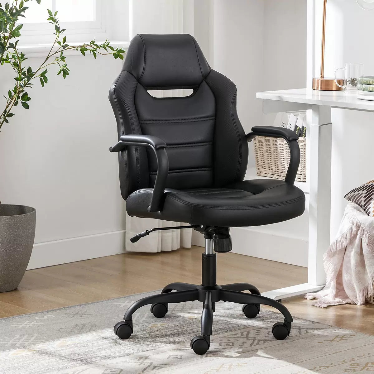 True Innovations ergonomic back to school office chair for student study and home office use