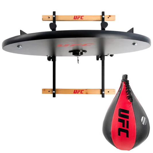 UFC Contender speed bag platform with black Maya PU bag. - 1 