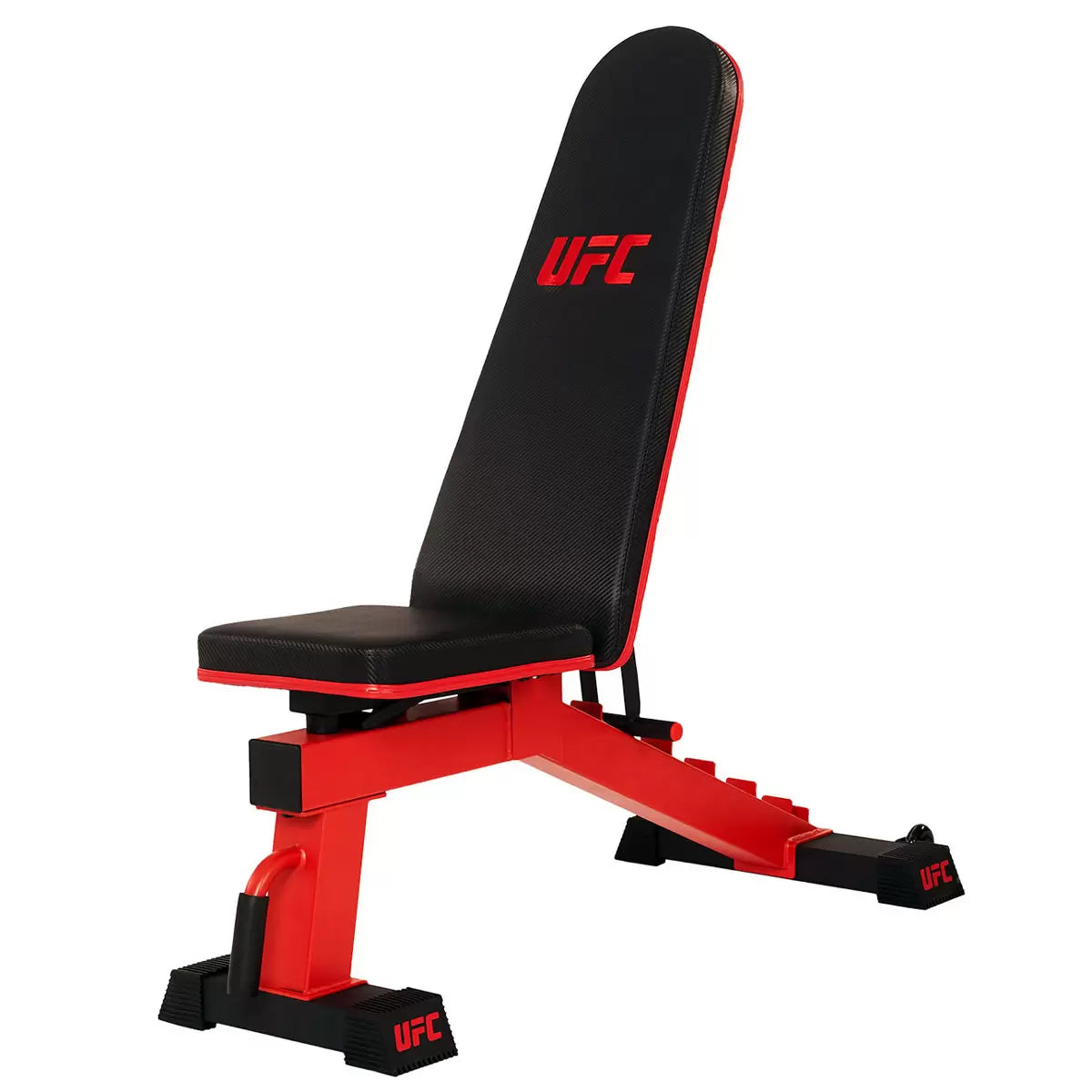 UFC Deluxe FID adjustable weight bench with flat incline decline positions for home gym strength training workouts