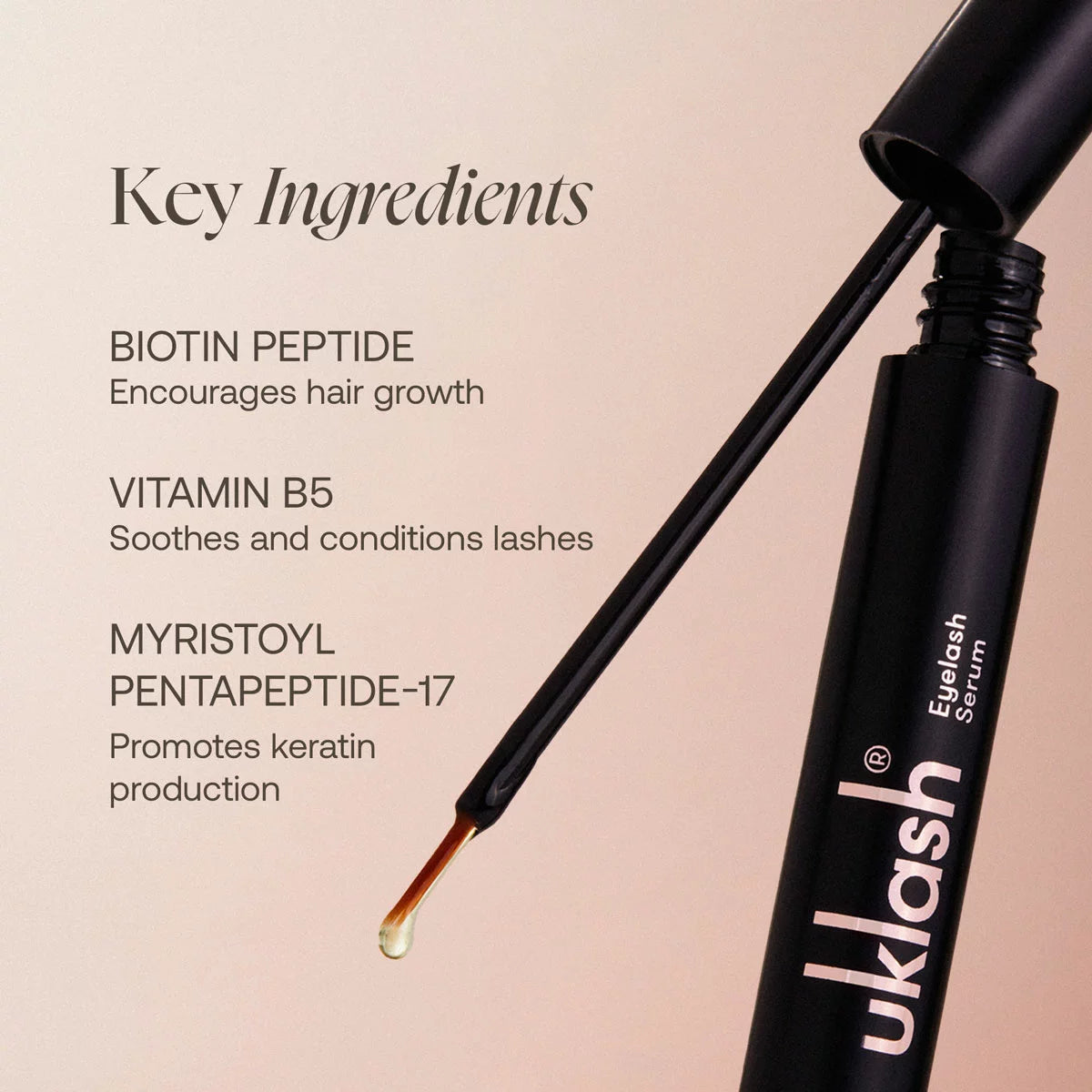 UK Lash Serum bottle for natural eyelash growth treatment - 2